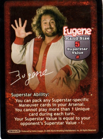 Eugene Superstar Card